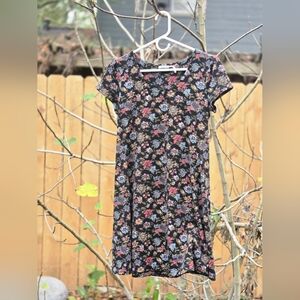 Urban Outfitters Kimchi Blue Floral Black Dress